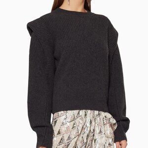 ISABEL MARANT Bolton Cashmere-blend Sweater In Grey size 36 LIKE NEW